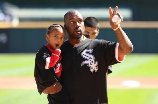 Watch Kanye West Throw First Pitch Before Cubs White Sox Game