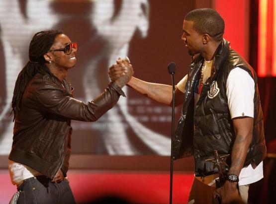 Kanye West has learned to stand toe-to-toe with Lil Wayne, if nothing else.