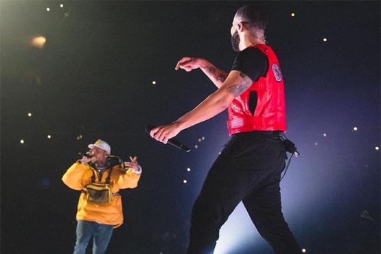 Drake And Chris Brown Reunite At Los Angeles Show