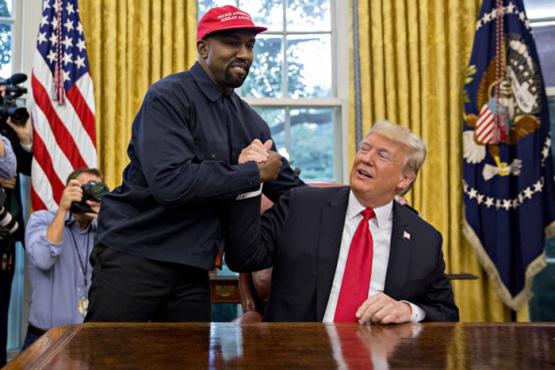 Kanye West And With Trump Meets
