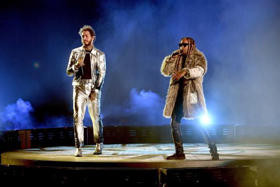 Post Malone Performs psycho And better Now At AMAs