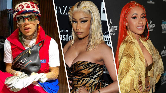 6ix9ine Hires Bartenders Suing Cardi B for Assault