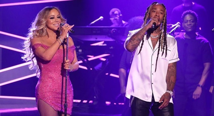 Mariah Carey And Ty Dolla sign Perform The Distance On Tonight Show