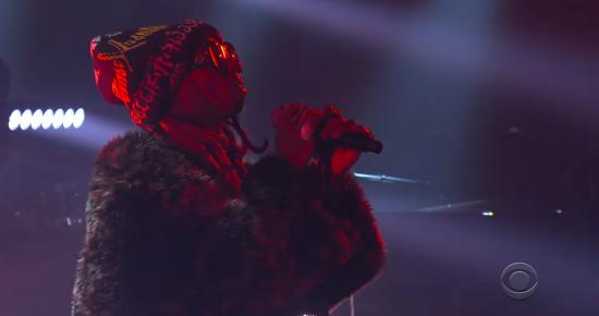 Lil Wayne Performs Dont Cry On Late Show