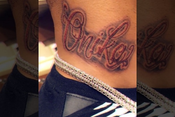 Nicki Minajs Boyfriend Gets Onika Tattoo