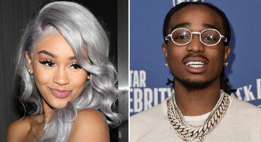 Quavo Buys Diamond Chain For Saweetie