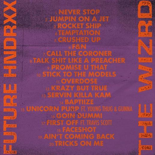Future Reveals Tracklist For The WIZRD Album
