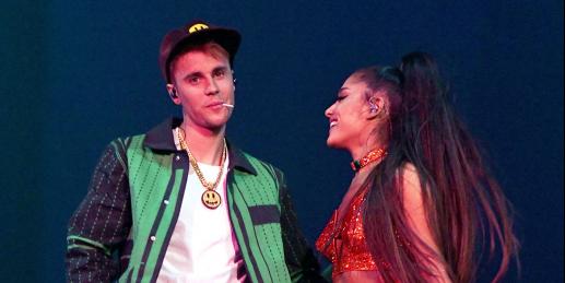 Image result for justin bieber and ariana