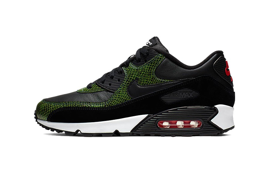 Check Out Release Date, Detailed Images For Nike Air Max 90 “Green Python”