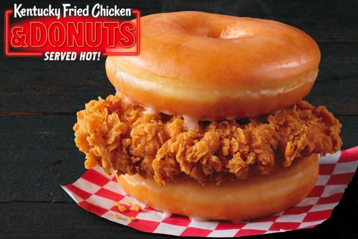 KFC Is Now Serving Fried Chicken & Donuts at Select Locations