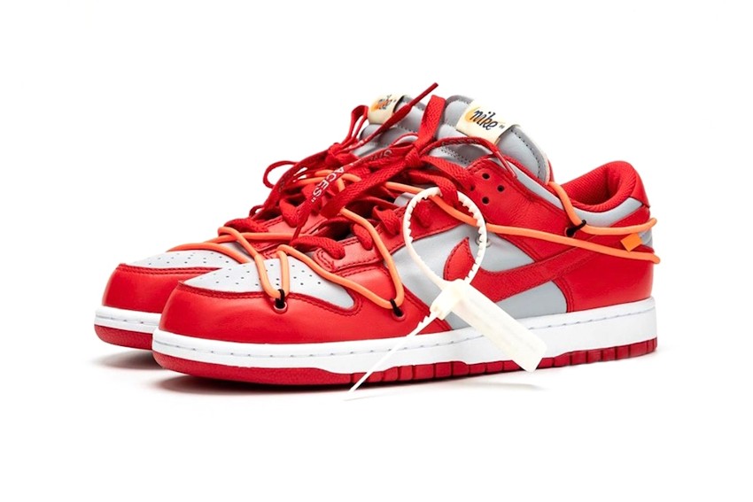 Off-White™ x Nike Dunk Low 'University Red' Rumored to Drop Next Month