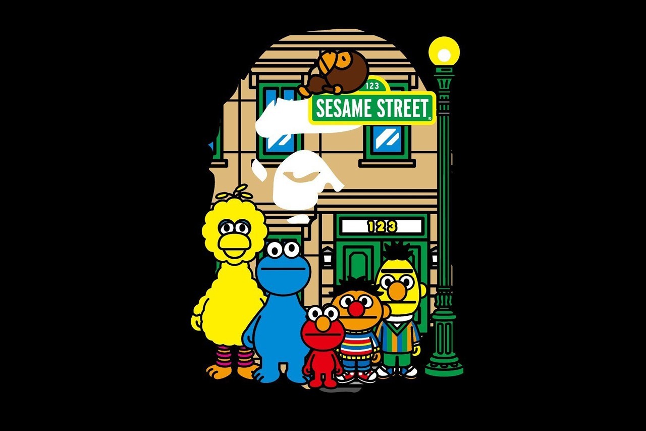 BAPE Reveals Upcoming 'Sesame Street' Collaboration