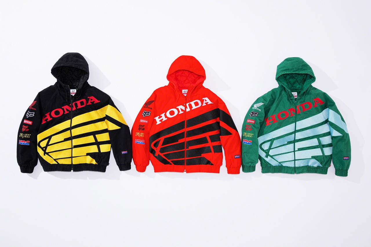 Supreme Joins Forces With Honda & Fox Racing In Fall 2019 Collection