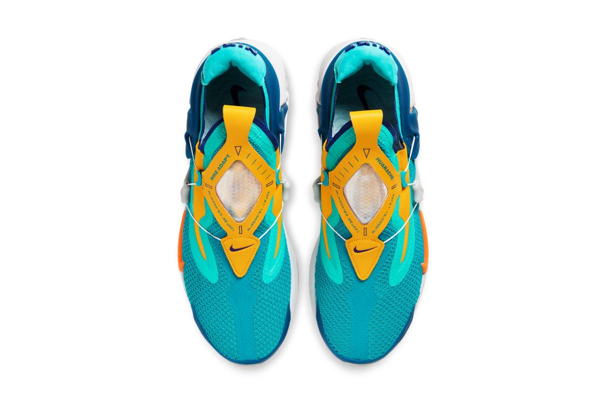 Nike Adapt Huarache Powers up in 'Hyper Jade/Total Orange'