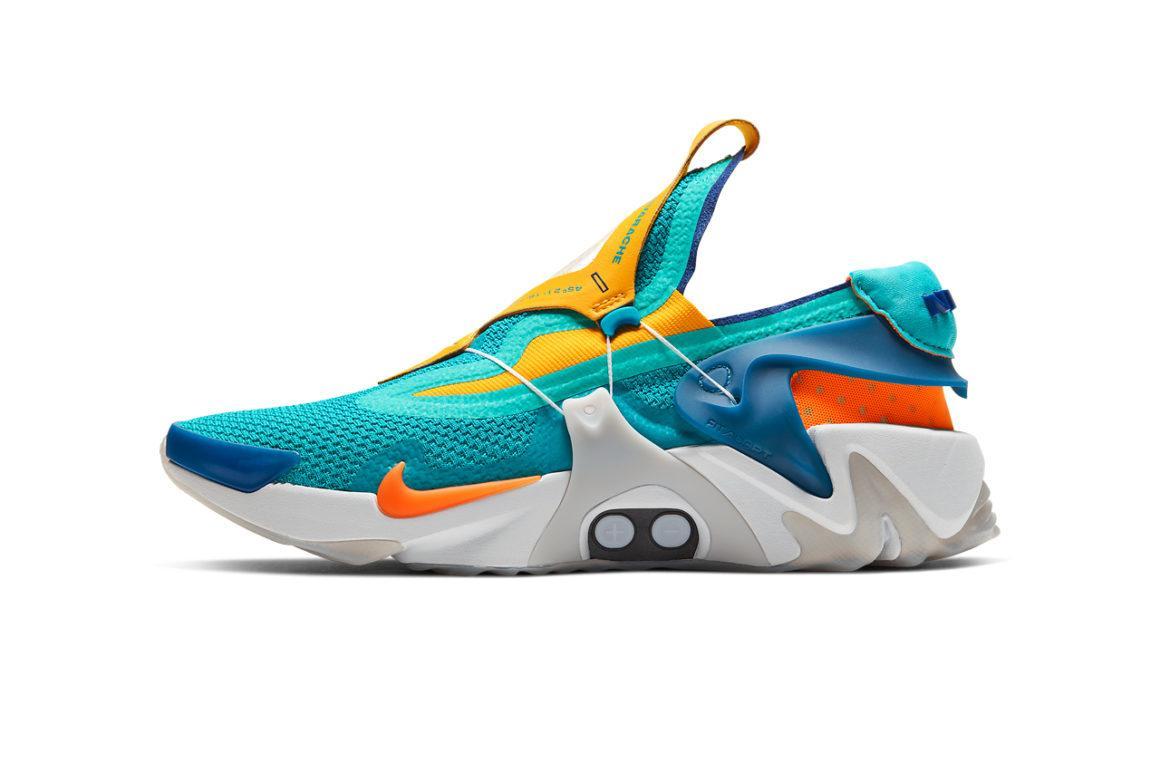 Nike Adapt Huarache Powers up in 'Hyper Jade/Total Orange'