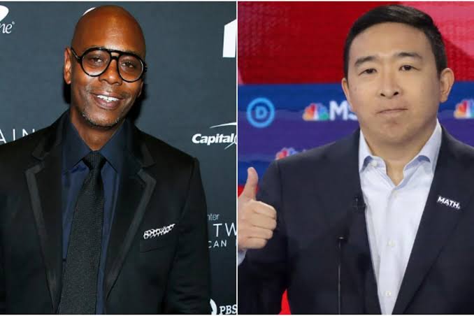 Comedian Dave Chappelle Endorses Andrew Yang for President