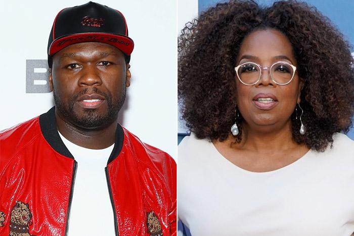 50 Cent Clowns Oprah For Falling On Stage During her Speech