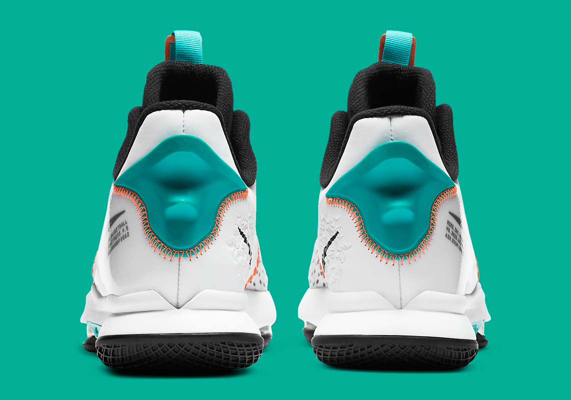 The Nike LeBron Witness V Gets A Miami-Friendly Colorway