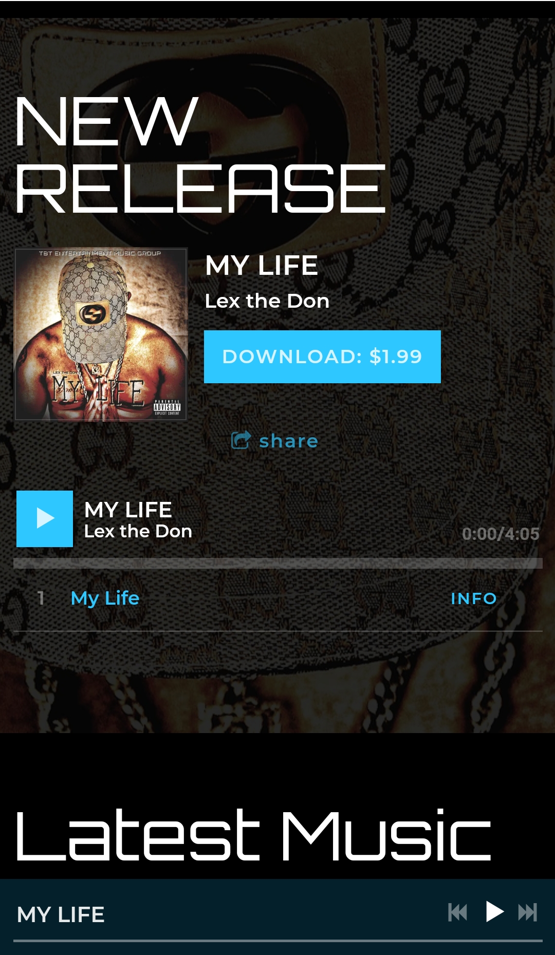 South Carolina Based Artist/Label Owner Lex the Don Launches New Artist Website