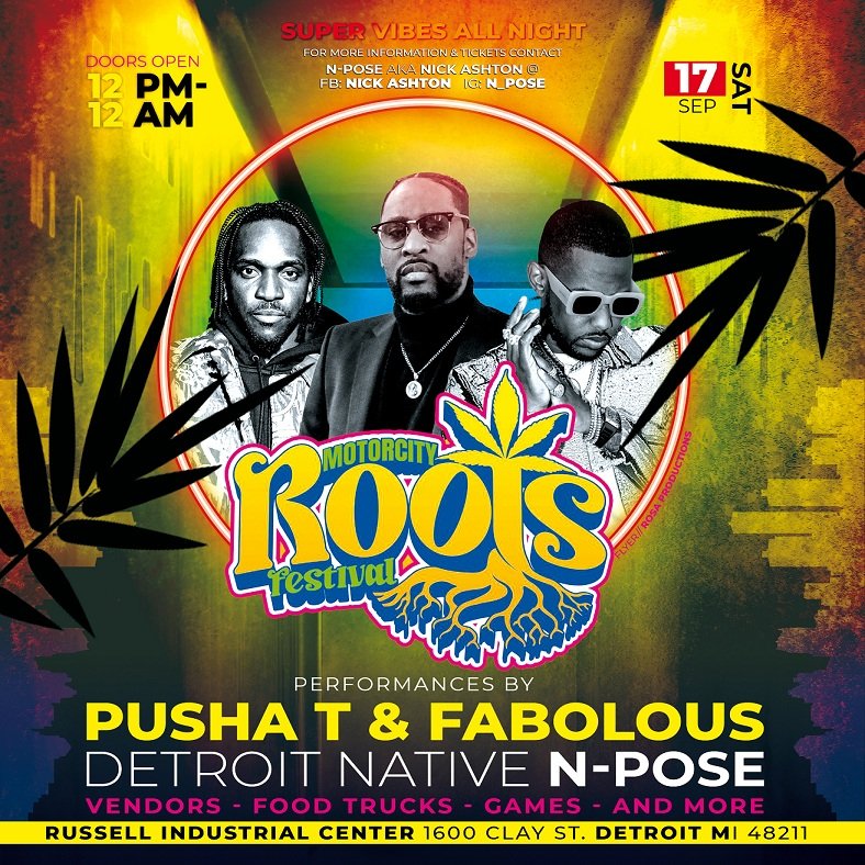 N Pose Stuns Motor City Roots Festival Opening for Pusha T & Fabolous