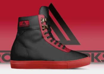 The limited edition RONGOWORKS HI TOP POLO SNEAKER