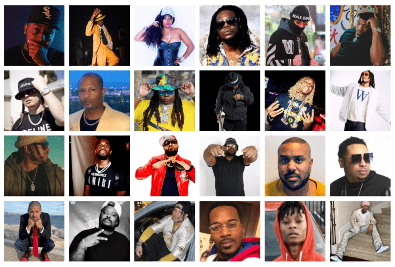2022 top music artists collage