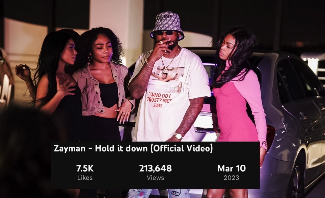 Zayman About to Hit 250k Back to Back with “Hold it Down”