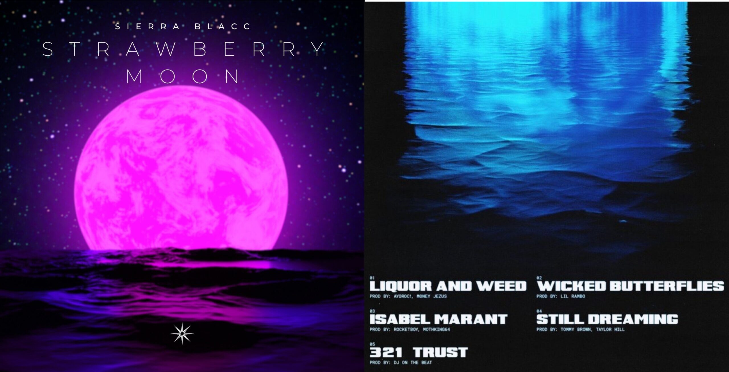 Coi Leray's Blue Moon EP and Sierra Blacc's Strawberry Moon Single: A Comparison