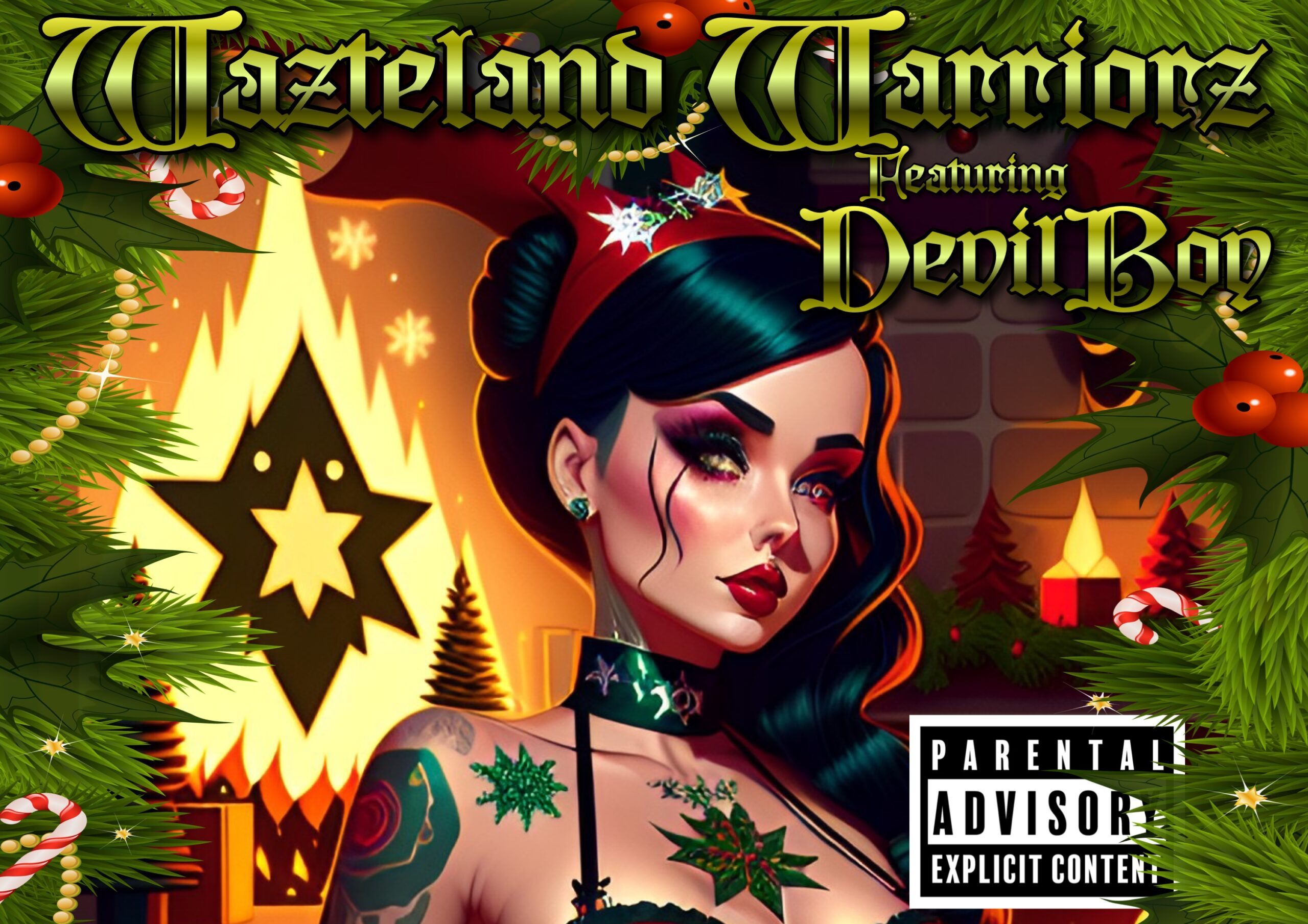 Post Apocalyptic Pop Media Unveils Festive Anthem "Miss Candy Cane" by Wazteland Warriorz ft. DevilBoy