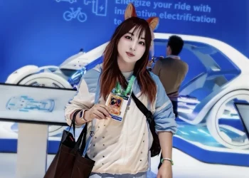 CES 2024: Celebrity DJ & Pokémon Concierge Actress Freya Fox Wears Rare Pokemon Card Promoting Inari Mart