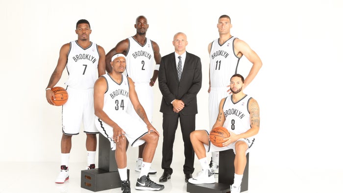 The 2013-14 Brooklyn Nets starting lineup