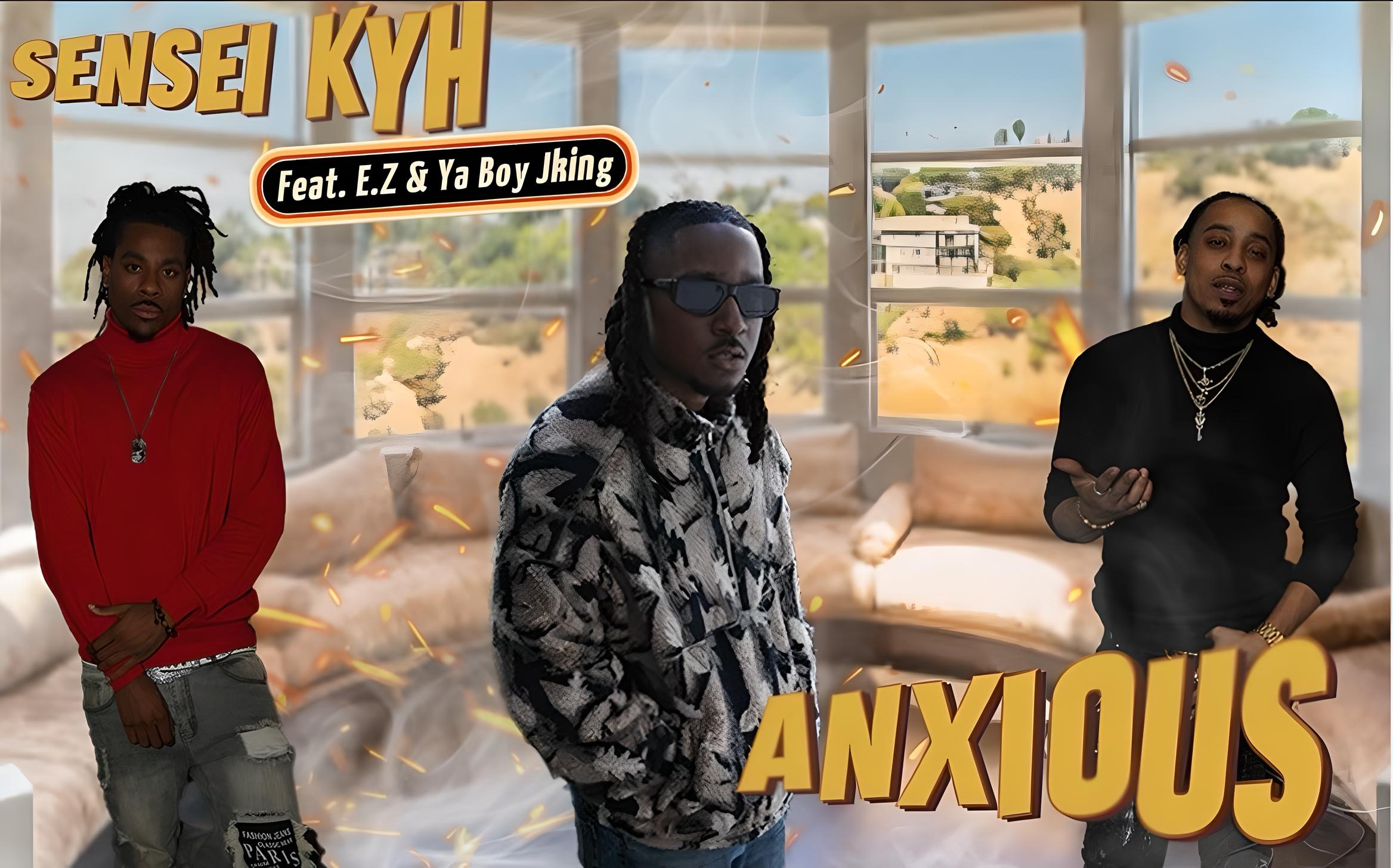 EZ Teams Up with Sensei Kyh and Ya Boy Jking for Upcoming Single "Anxious"