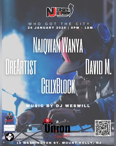 NEWJERSEY1HIPHOP 'WHO GOT THE CITY' EVENT FLYER | JANUARY 24TH, 2025