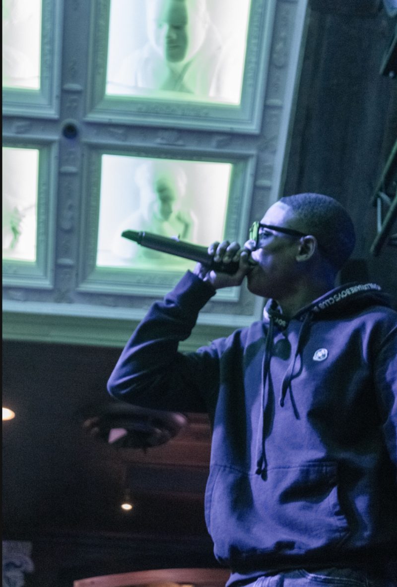 Young Keefa, A celebrity rapper performing at a legendary venue in las vegas