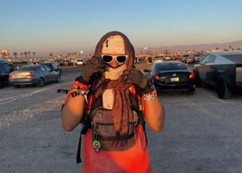 Daygo in parking lot in North las. Vegas