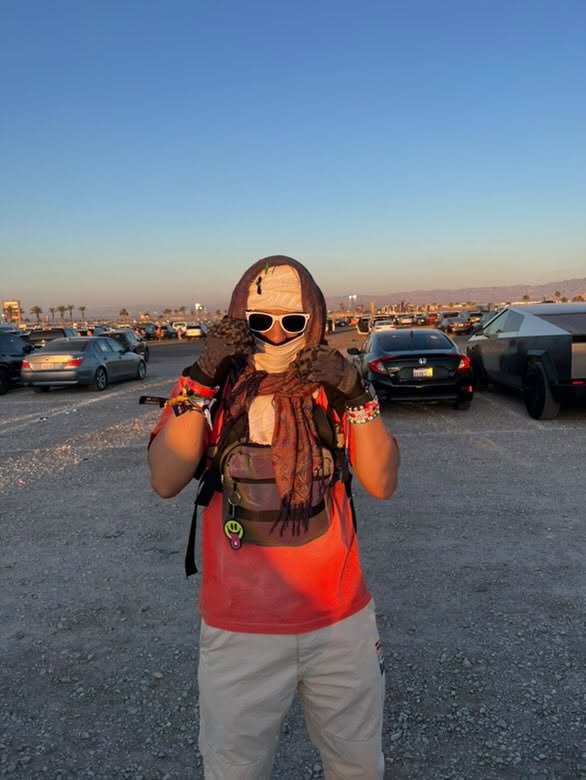 Daygo in parking lot in North las. Vegas