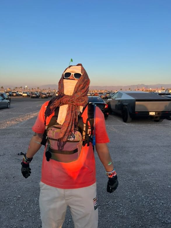 Daygo in a parking lot in North Las Vegas