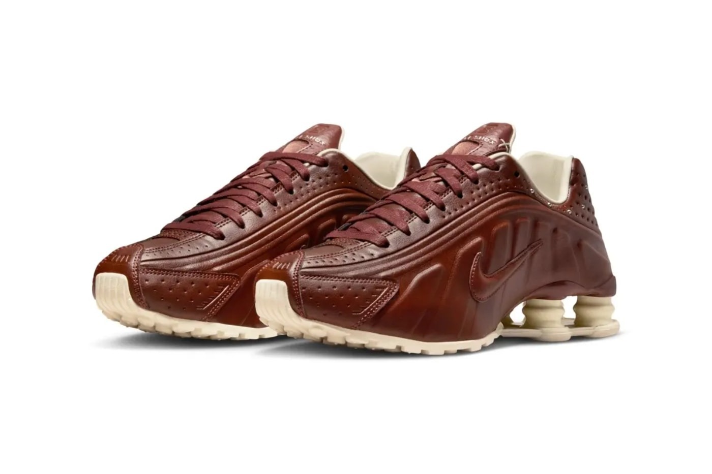Nike Dresses the Shox R4 in a Luxurious “Dark Pony” Brown Leather Finish