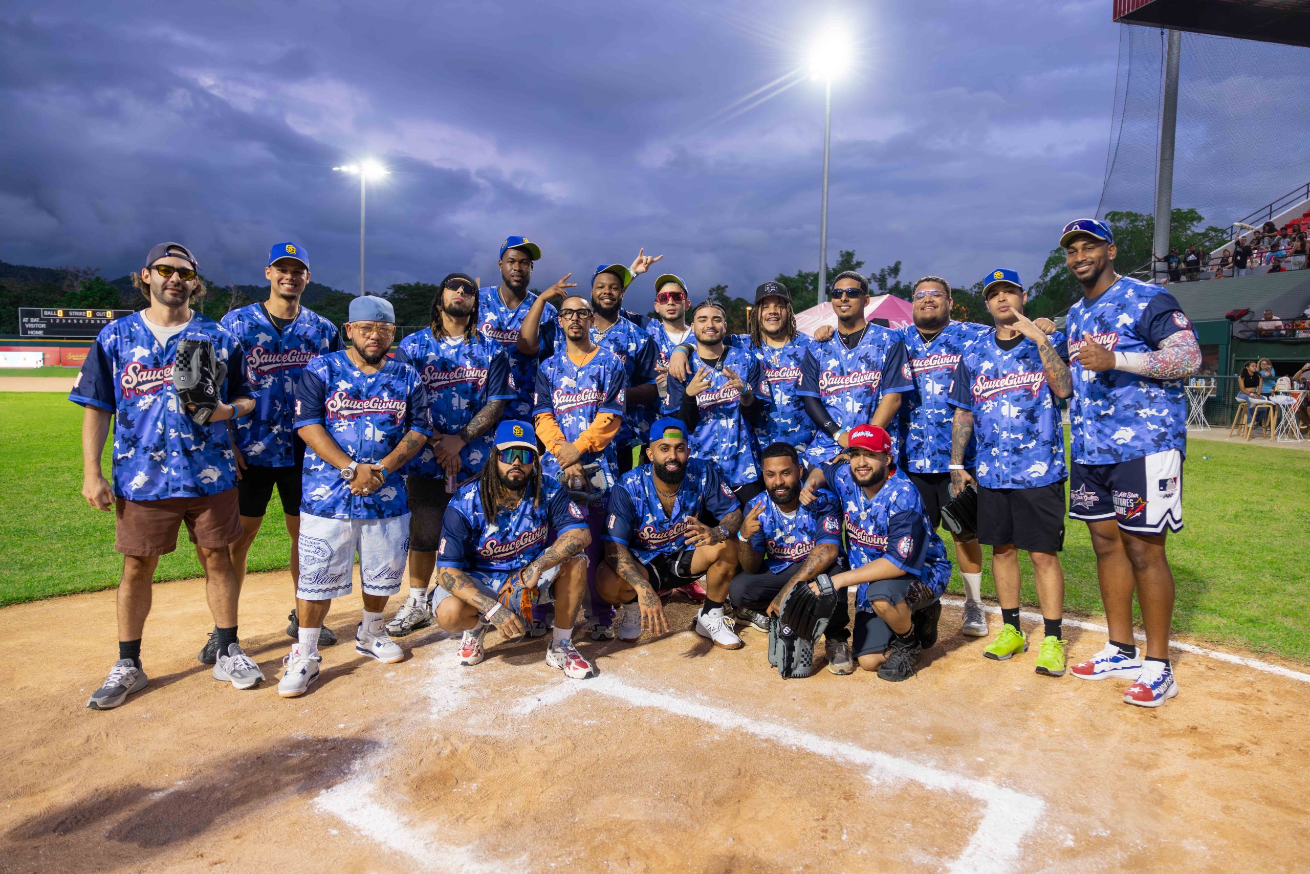 Eladio Carrión Celebrates a Successful Fifth Edition of SAUCEGIVING with Sports Stars and Urban Music Artists