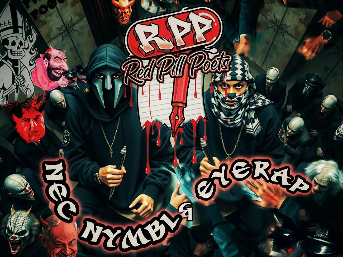 Nec Nymbl & Eyerap Shake the Culture with Electrifying New Single “Red Pill Poets”