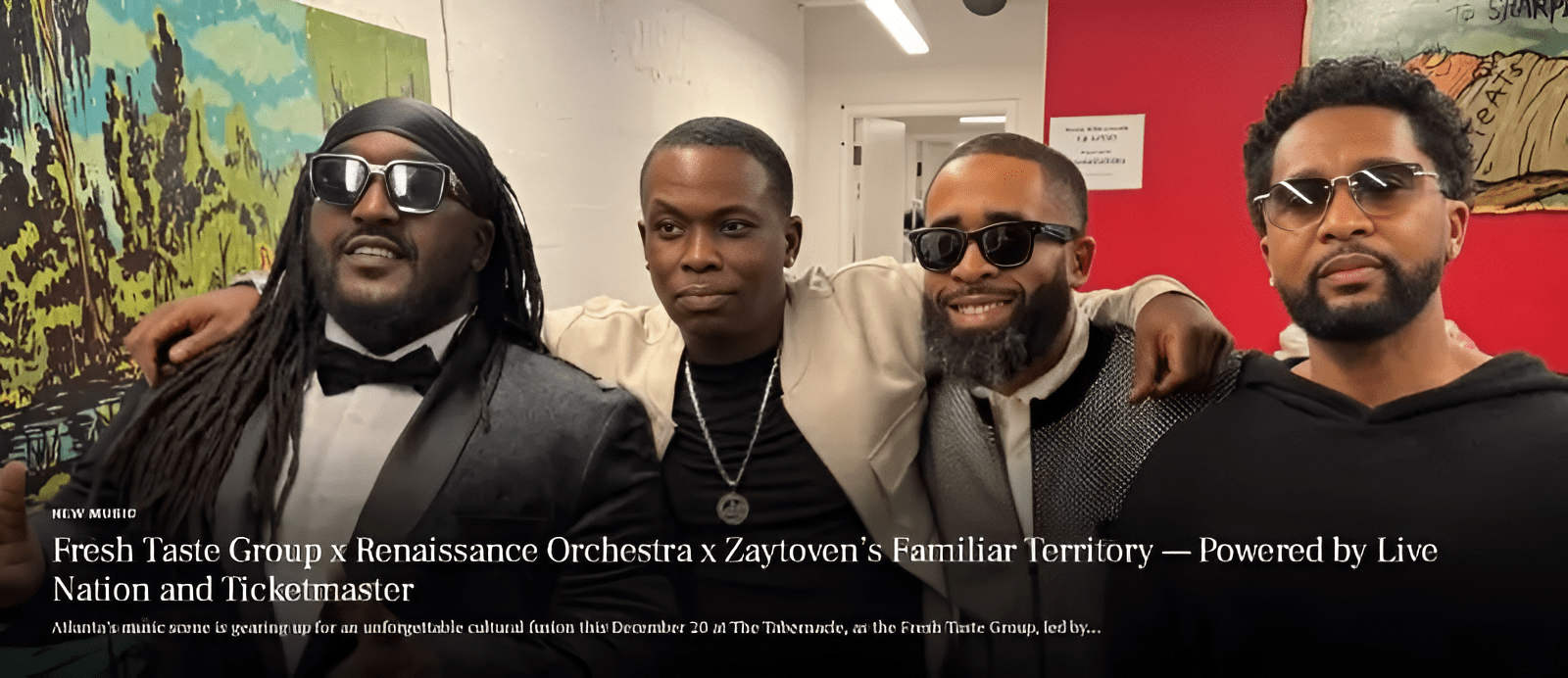 Where Trap Meets the Orchestra: Fresh Taste Group’s Vision Rewrites the Atlanta Live Music Playbook
