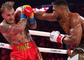 Anthony Joshua Defeats Jake Paul in a Sixth Round Jawbreaking KO