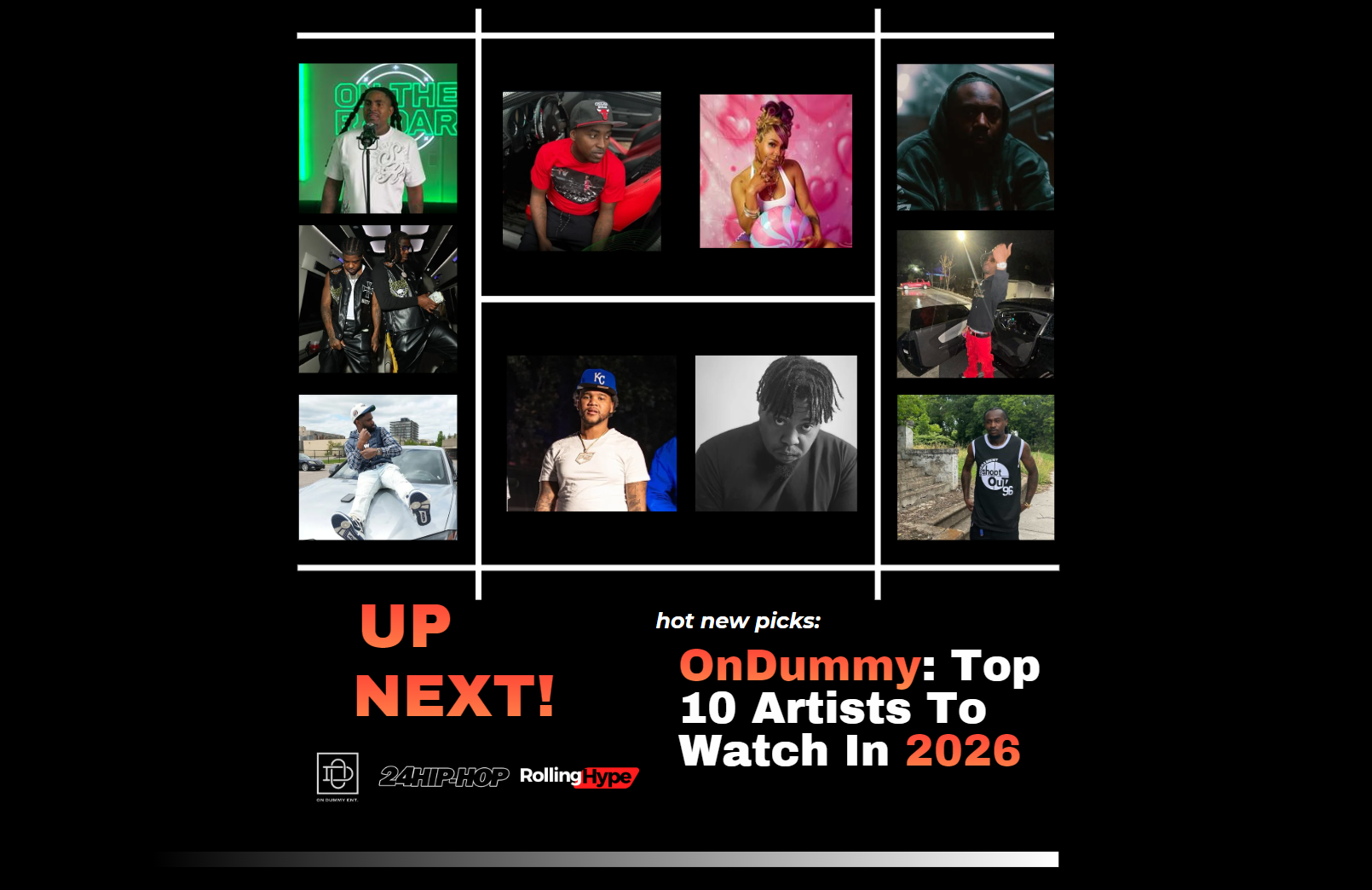 OnDummy: Top 10 Artists to Watch in 2026