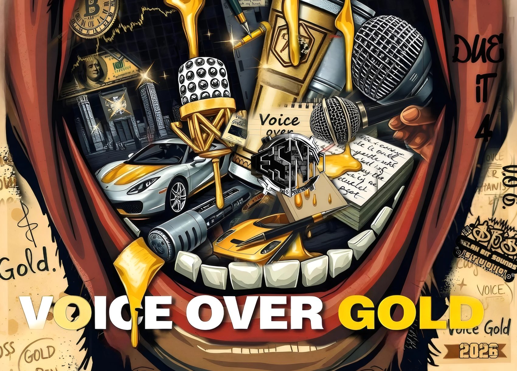 Nec Nymbl and Es Deliver a Powerful Return to Purpose-Driven Hip-Hop with “Voice Over Gold”