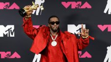 Sean Diddy Combs at the 2023 MTV Video Music Awards as his legal dispute with producer Lil Rod continues