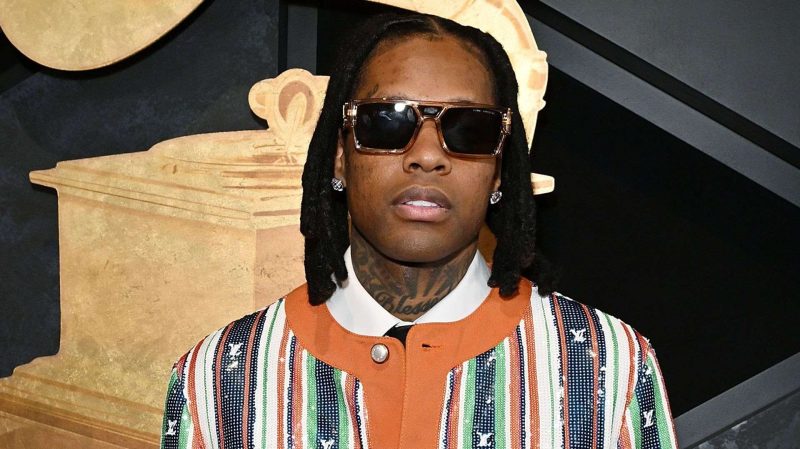 Lil Durk at the 66th GRAMMY Awards in Los Angeles