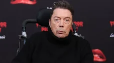 Tim Curry at a Rocky Horror Picture Show 50th anniversary event in Los Angeles