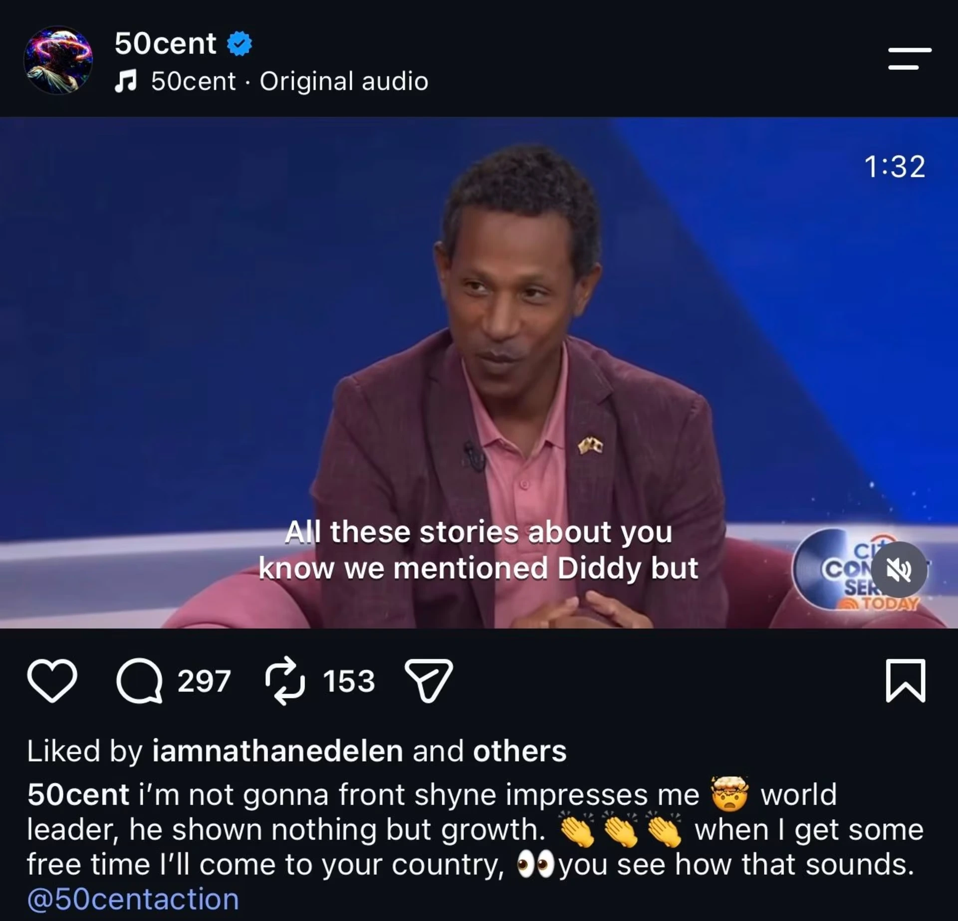 50 Cent Praises Shyne After Former Rivals Put Decades-Long Feud Behind Them