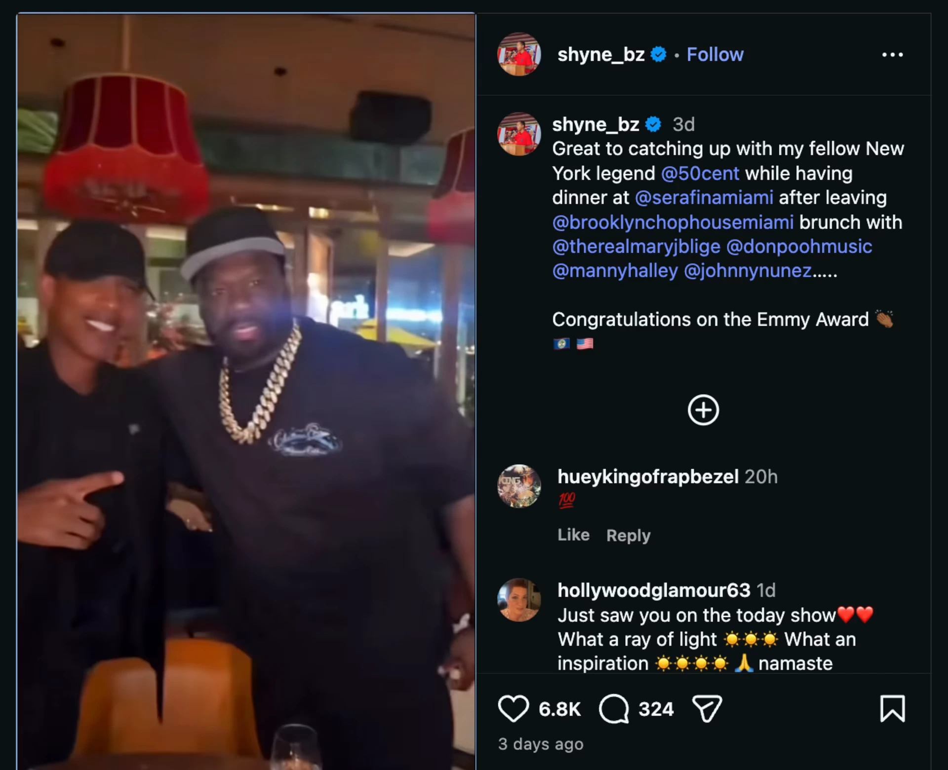 50 Cent Praises Shyne After Former Rivals Put Decades-Long Feud Behind Them