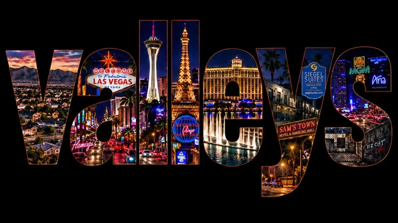 Official valleys album artwork for Kay CraZy! and Naz.D.Plug, with Las Vegas imagery inside the title lettering